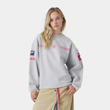 Building Heather Grey Crewneck Sweatshirts Eme Studios