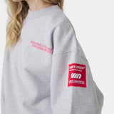 Building Heather Grey Crewneck Sweatshirts Eme Studios