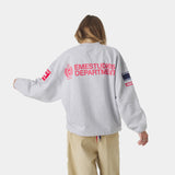 Building Heather Grey Crewneck Sweatshirts Eme Studios