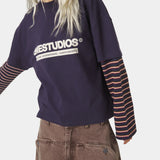 Double Sleeve Night Sky LS T-shirts eme