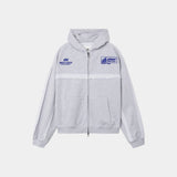 Gummy Grey Cropped Full Zip Hoodies Eme Studios