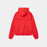 Gummy Poppy Red Cropped Full Zip Hoodies Eme Studios
