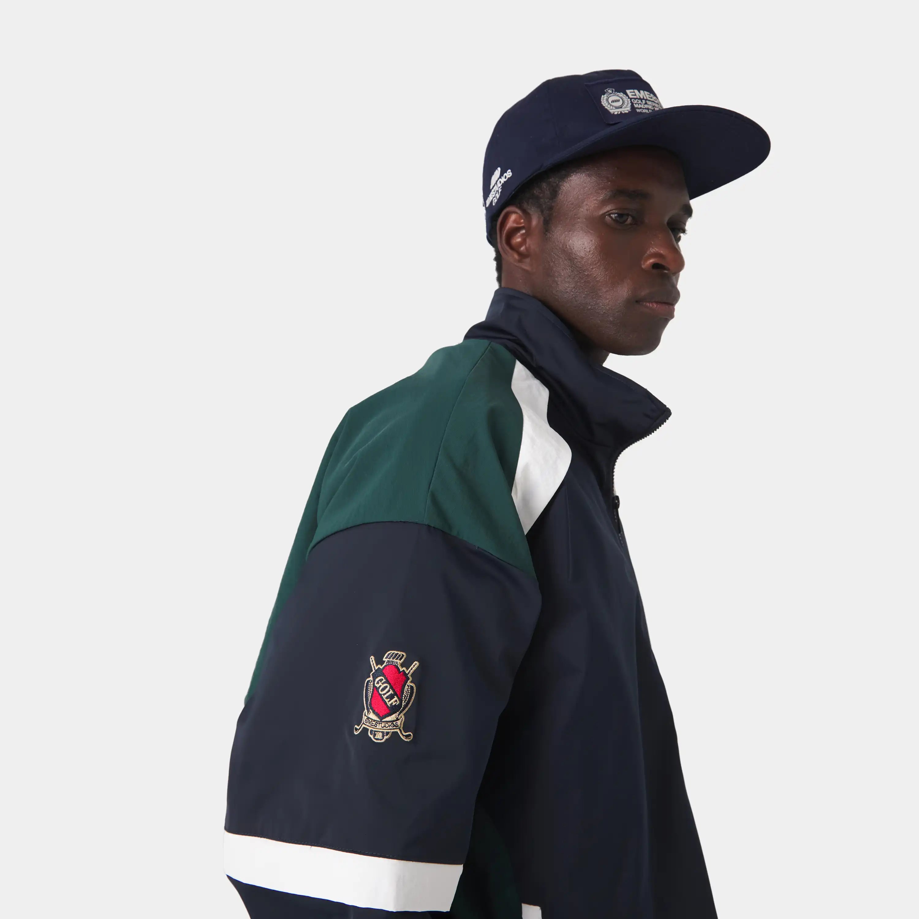 Golf Navy Windbreaker Outerwear Eme Studios