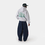 Claurev Grey Oversized Hoodie Hoodies Eme Studios