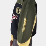 Campus Navy Oversized Crewneck Sweatshirts Eme Studios