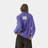 Grid Lucent Cable Knit Sweater Knitwear Eme Studios