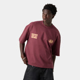 Duality Wine Oversized Tee T-shirts eme