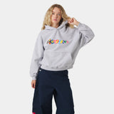 Stickers Grey Oversized Hoodie Hoodies Eme Studios