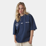 4 Star Navy Oversized Tee T-shirts Eme Studios