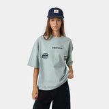 Zephyr Heather Grey Oversized Tee T-shirts Eme Studios