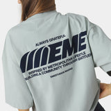 Zephyr Heather Grey Oversized Tee T-shirts Eme Studios