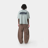 Zephyr Heather Grey Oversized Tee T-shirts Eme Studios