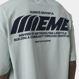 Zephyr Heather Grey Oversized Tee T-shirts Eme Studios