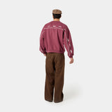 Zenit Burgundy Oversized Crewneck Sweatshirts Eme Studios