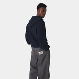 Pidgey Navy Knitted Hoodie Knitwear Eme Studios