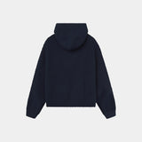 Pidgey Navy Knitted Hoodie Knitwear Eme Studios