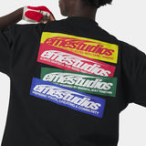 Stick Black Oversized Tee T-shirts Eme Studios