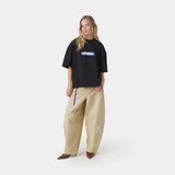 Stick Black Oversized Tee T-shirts Eme Studios