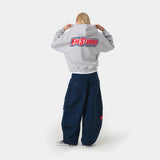 Shining Grey Oversized Hoodie Hoodies Eme Studios