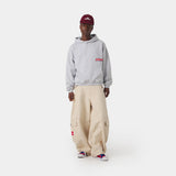 Shining Grey Oversized Hoodie Hoodies Eme Studios