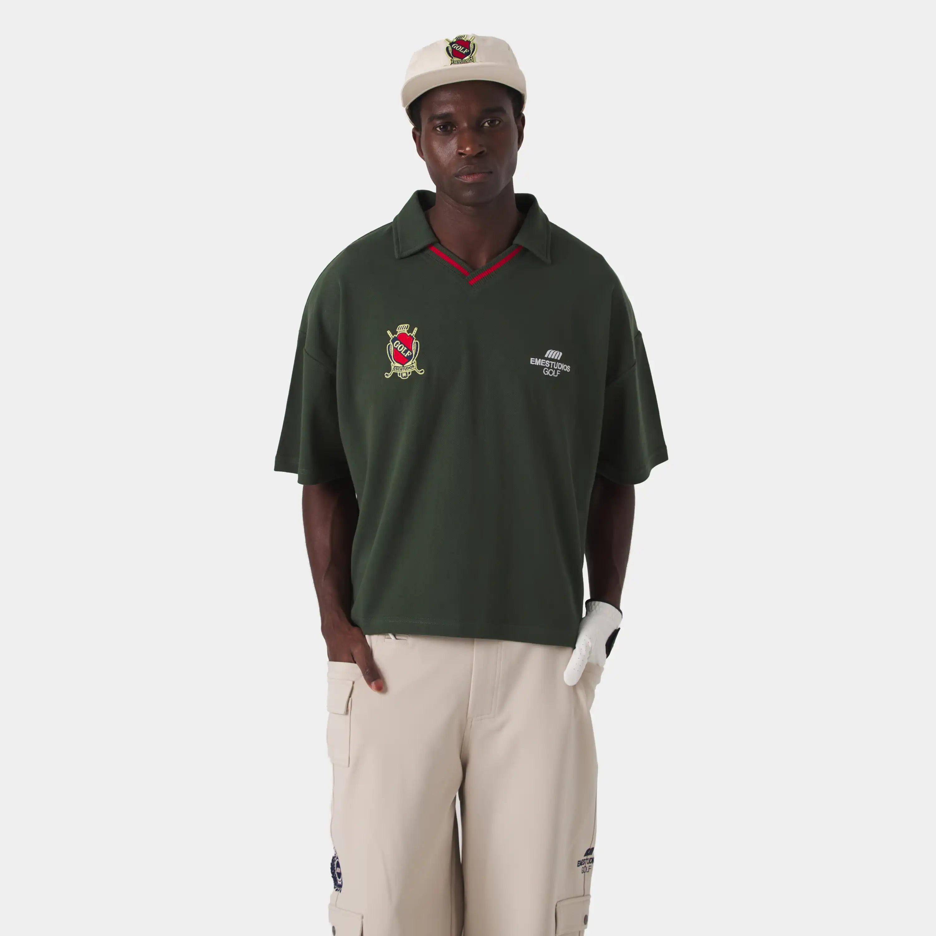 Daily Golf Forest Short Sleeve Polo T-shirts Eme Studios