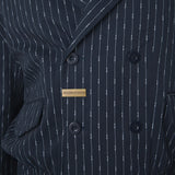 Shift Navy Bomber Blazer Outerwear Eme Studios