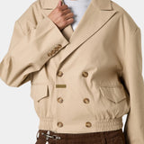 Shift Desert Bomber Blazer Outerwear Eme Studios