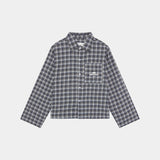 Ivy Navy Boxy Shirt Shirts Eme Studios