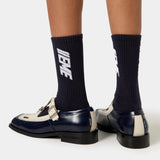 Wheelie Navy Socks Underwear Eme Studios