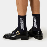 Fugit Navy Socks Underwear Eme Studios