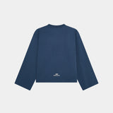 Bulwark Navy Long Sleeve T-shirts eme