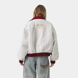 Chulo G Burgundy Reverse Jacket Outerwear Eme Studios