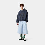 Min Ombre Blue Full Zip Hoodies eme