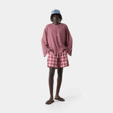 Cotten Burgundy Long Sleeve T-shirts eme