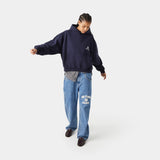 Daily Navy Oversized Hoodie Hoodies eme