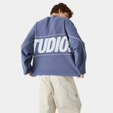 Thrill Crown Blue Reverse Sweatshirts Eme Studios