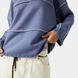 Thrill Crown Blue Reverse Sweatshirts Eme Studios