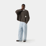 Sleek Fawn Knit Sweater Knitwear eme