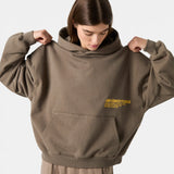 Roots Muddy Brown Oversized Hoodie Hoodies eme