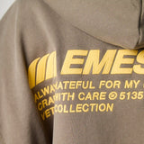 Roots Muddy Brown Oversized Hoodie Hoodies eme