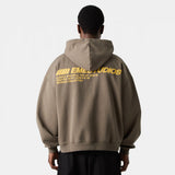 Roots Muddy Brown Oversized Hoodie Hoodies eme