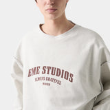 Suty Reverse Heather Grey Crewneck Sweatshirts eme