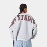 Suty Reverse Heather Grey Crewneck Sweatshirts eme
