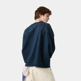 Suty Reverse Navy Crewneck Sweatshirts eme