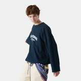 Suty Reverse Navy Crewneck Sweatshirts eme