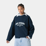 Suty Reverse Navy Crewneck Sweatshirts eme