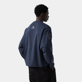 Crown Navy Long Sleeve T-shirts eme