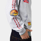 Patches Grey Oversized Hoodie Hoodies eme
