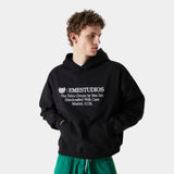Institution Black Hoodie Hoodies eme