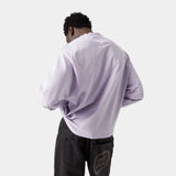 Badge Gray Lilac Long Sleeve T-shirts eme